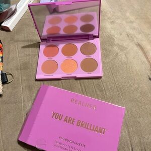 RealHer You Are Brilliant Blush Palette - Coral and Peach Tones